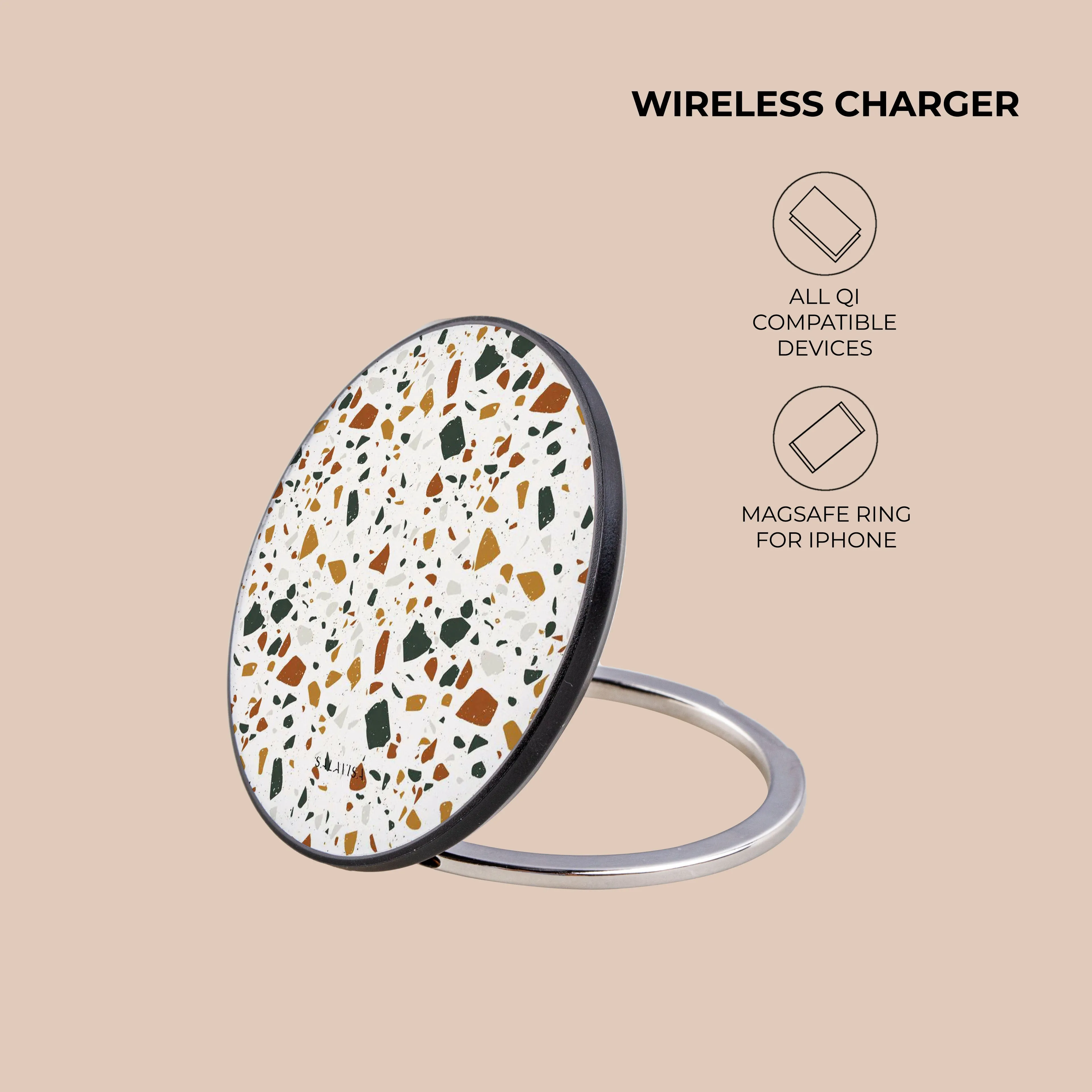 Happy Terrazzo Wireless Charger