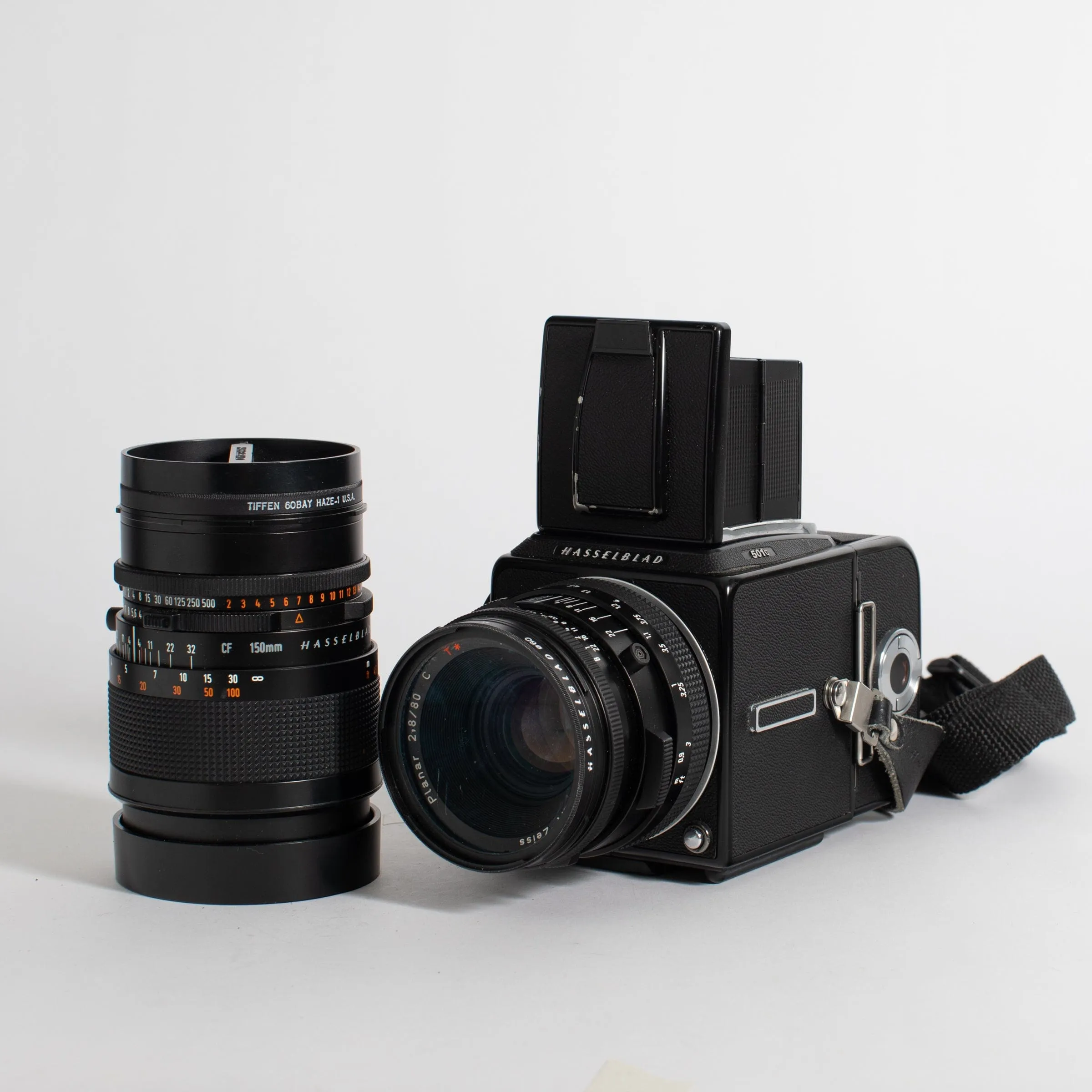 Hasselblad 501C with multiple lenses, accessory set (see listing)