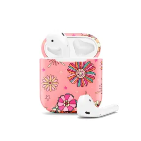 Hippie Groovy Flower AirPods Case AirPods Pro AirPods Pro 2 AirPods 3 AirPods 2 Glossy 1527