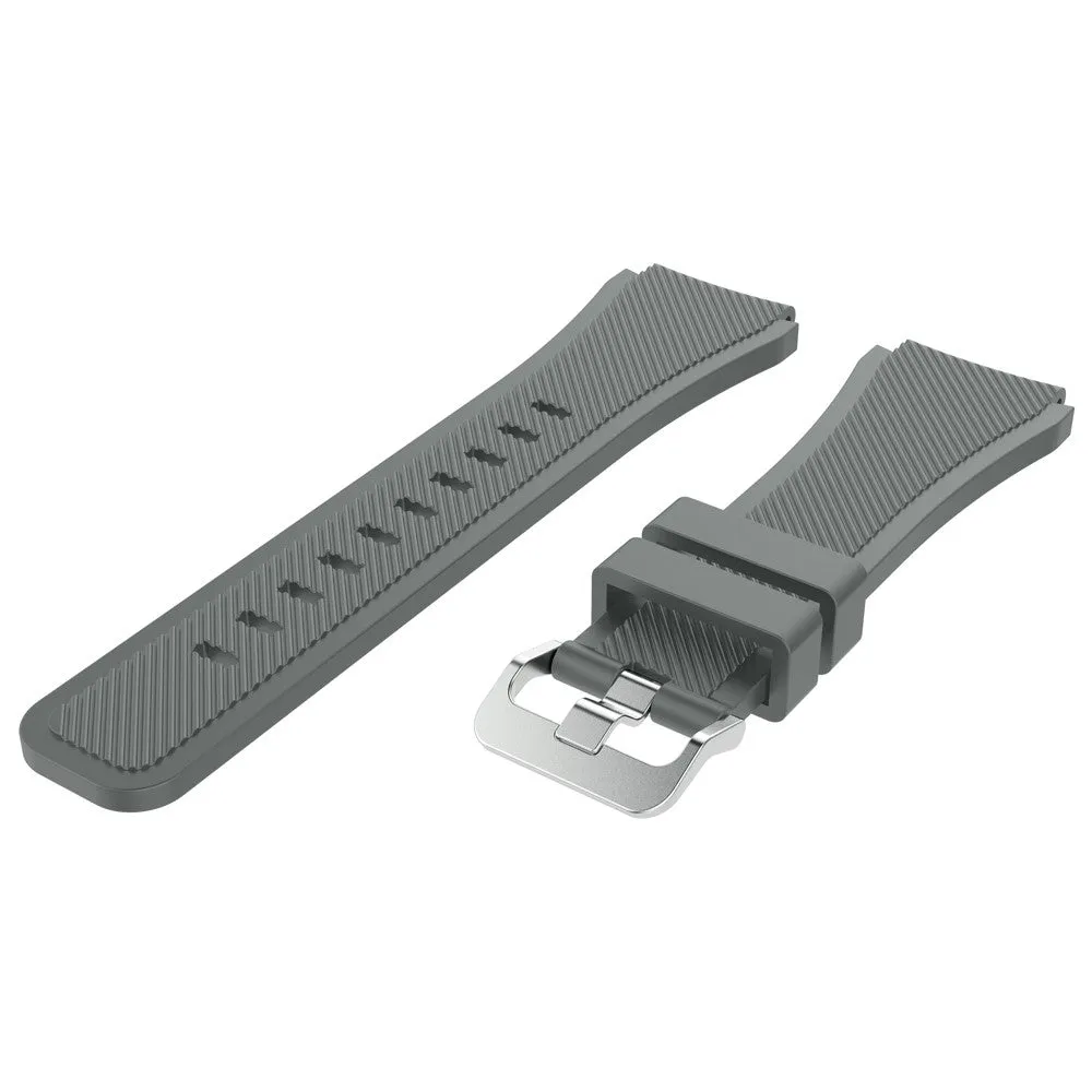 Huawei replacement sport silicone wristband with 22mm bar width - gray