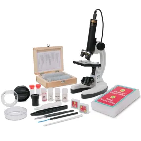 IQCREW by Amscope Kid's Premium 85  piece Microscope, Color Camera and Interactive Kid's Software Kit with Professional 25-Piece Prepared Slide Set New Lower Price