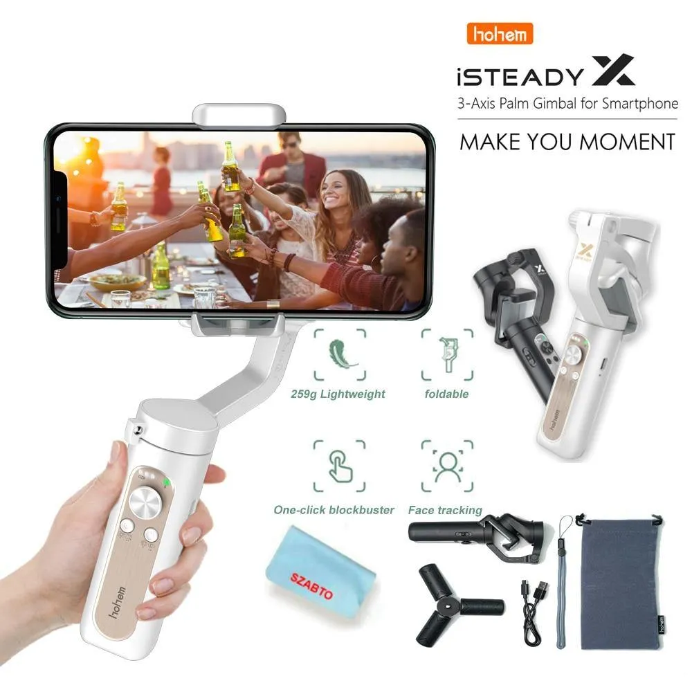 iSteady X Vlogger Kit 3-Axis Smartphone Gimbal with Wireless Microphone