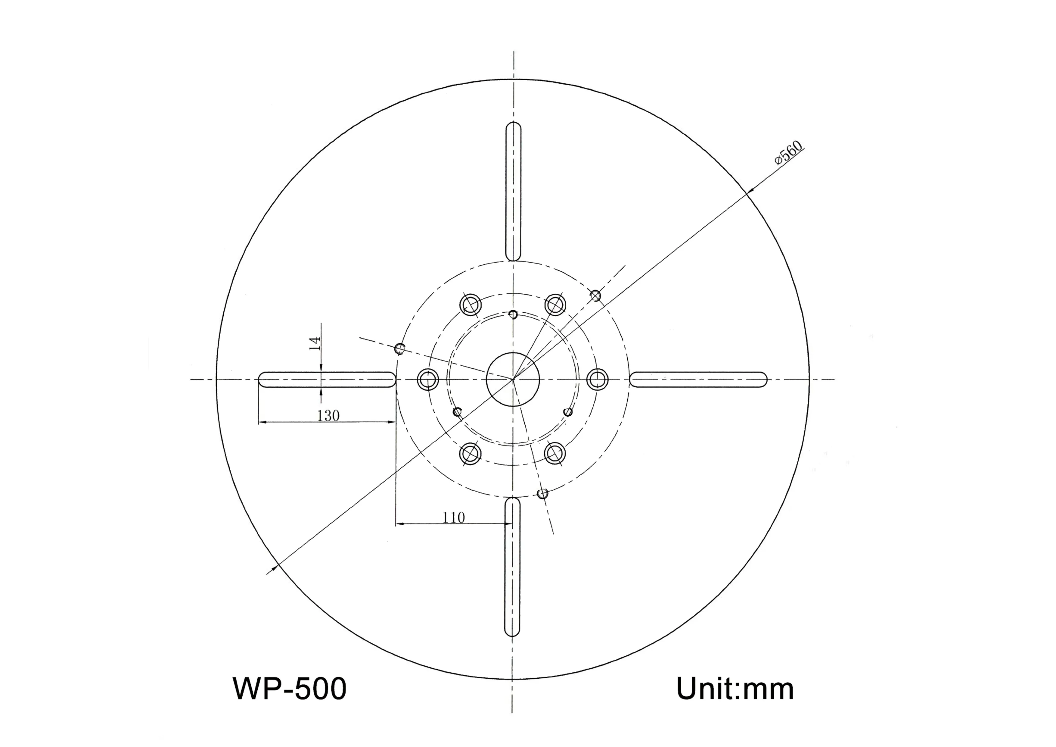 Kaka industrial WP-500 Welding Positioner 1102lb Tilt angle -45°-90º Rotation motor 400W Rotation speed 0-5 RPM Stepless Speed Control Welder Positioning Machine 110V-60HZ-1PH