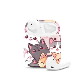 Kawaii Cats Lovely AirPods Case AirPods Pro AirPods Pro 2 AirPods 3 AirPods 2 Glossy 1558