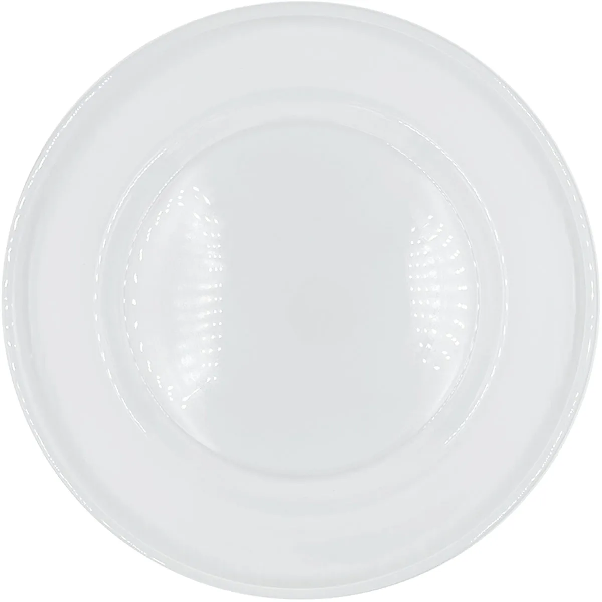 Klasik - Glass Charger Plate in White (Item # 0241)