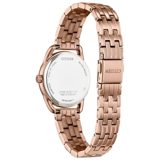 Ladies Stainless Steel Dress Analogue Rose Gold Tone Watch FE1213-50A