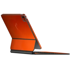 Magic Keyboard for iPad Pro 11" (Gen 1-2) GLOSSY FIERY ORANGE Tuning Metallic Skin