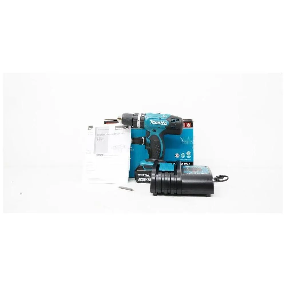 Makita DHP453SFX8 18V Cordless Hammer Drill (LXT-Series)