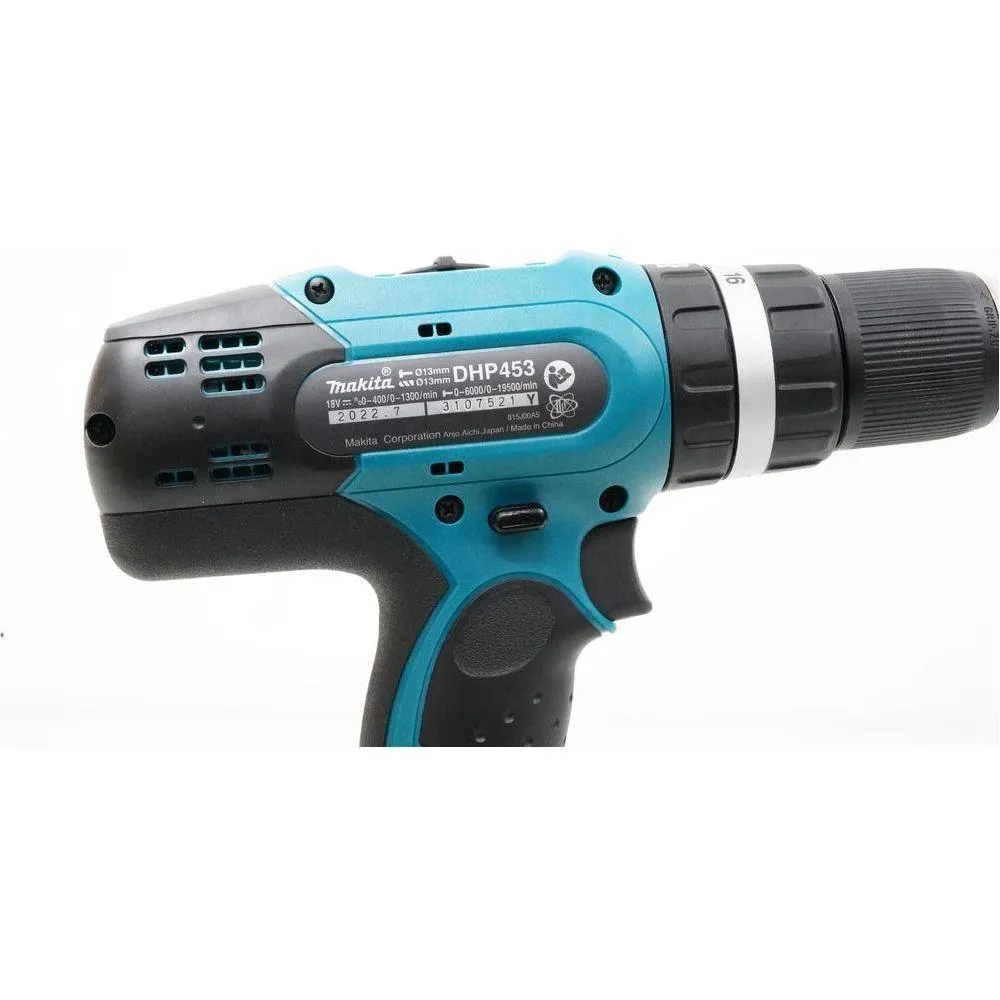 Makita DHP453SFX8 18V Cordless Hammer Drill (LXT-Series)