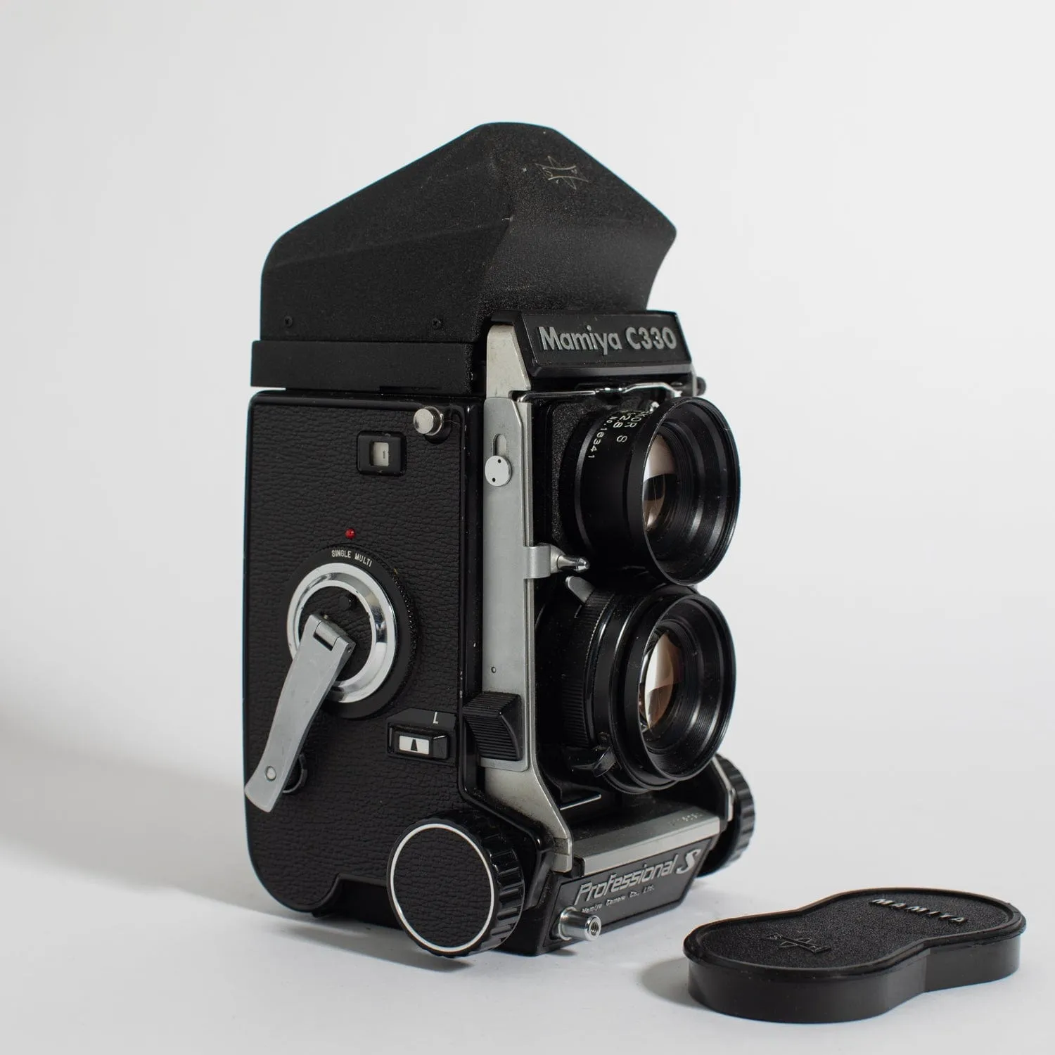 Mamiya C330 Professional S with 80mm f2.8 Lens and Eye Level Prism