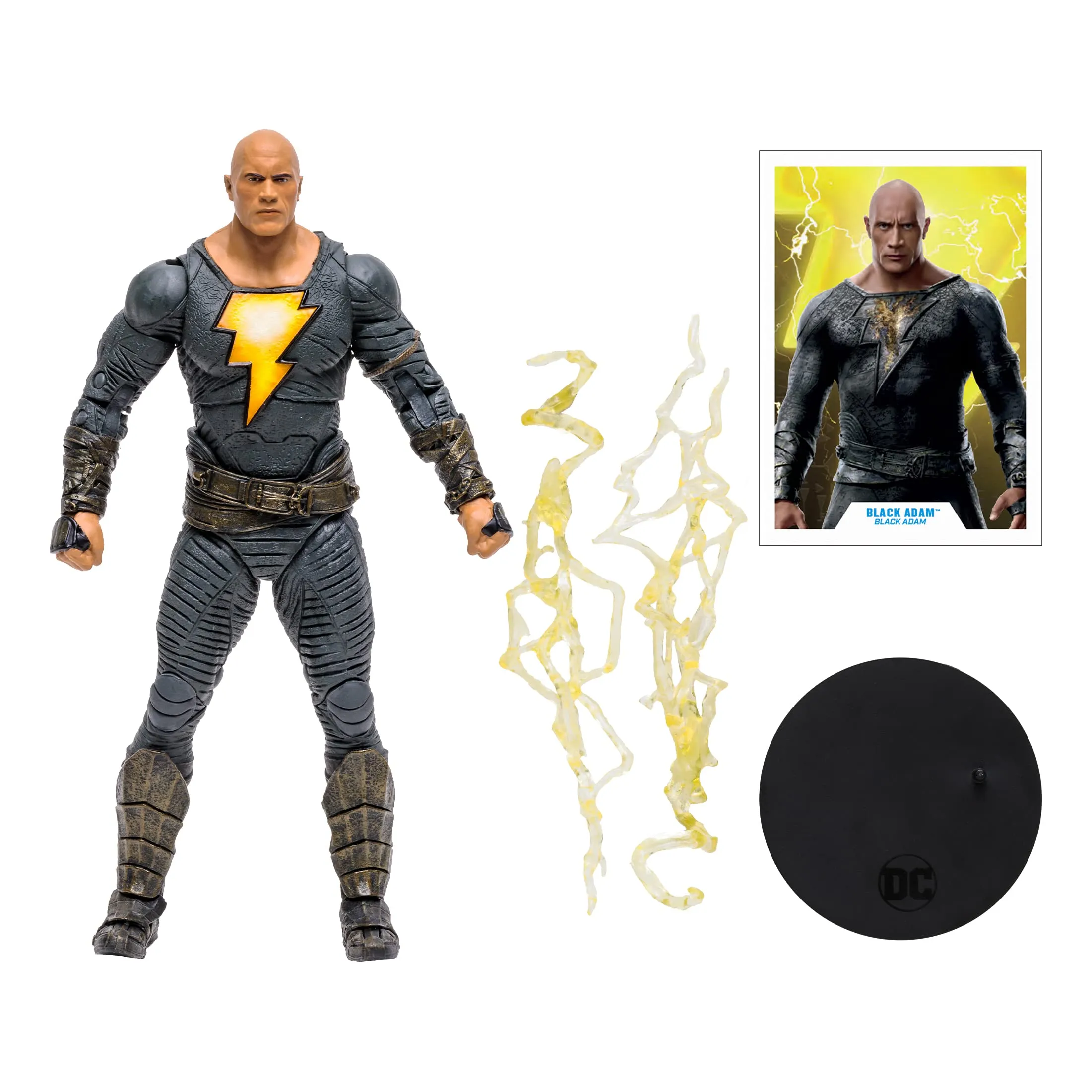 McFarlane DC Black Adam Movie Figures - Black Adam (Hero Costume)- 7 Inch