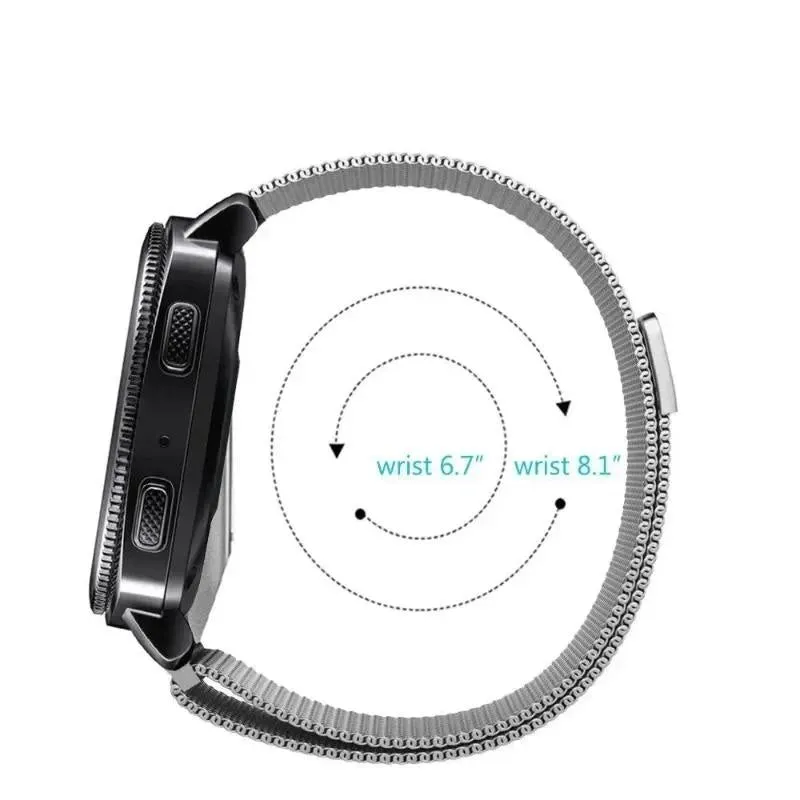 Milanese Single Loop Band For CMF by Nothing Watch Pro Watchband Bracelet - Black