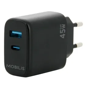 Mobilis 001363 Mobile Device Charger Universal Black Ac Auto