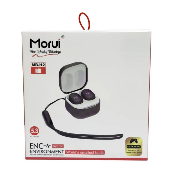 Morui Rio-h2 World’s Smallest Wireless Earbuds Super Sound Bass Charging Case