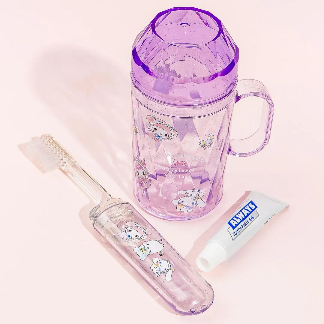 My Melody Diamond Travel Toothbrush Set