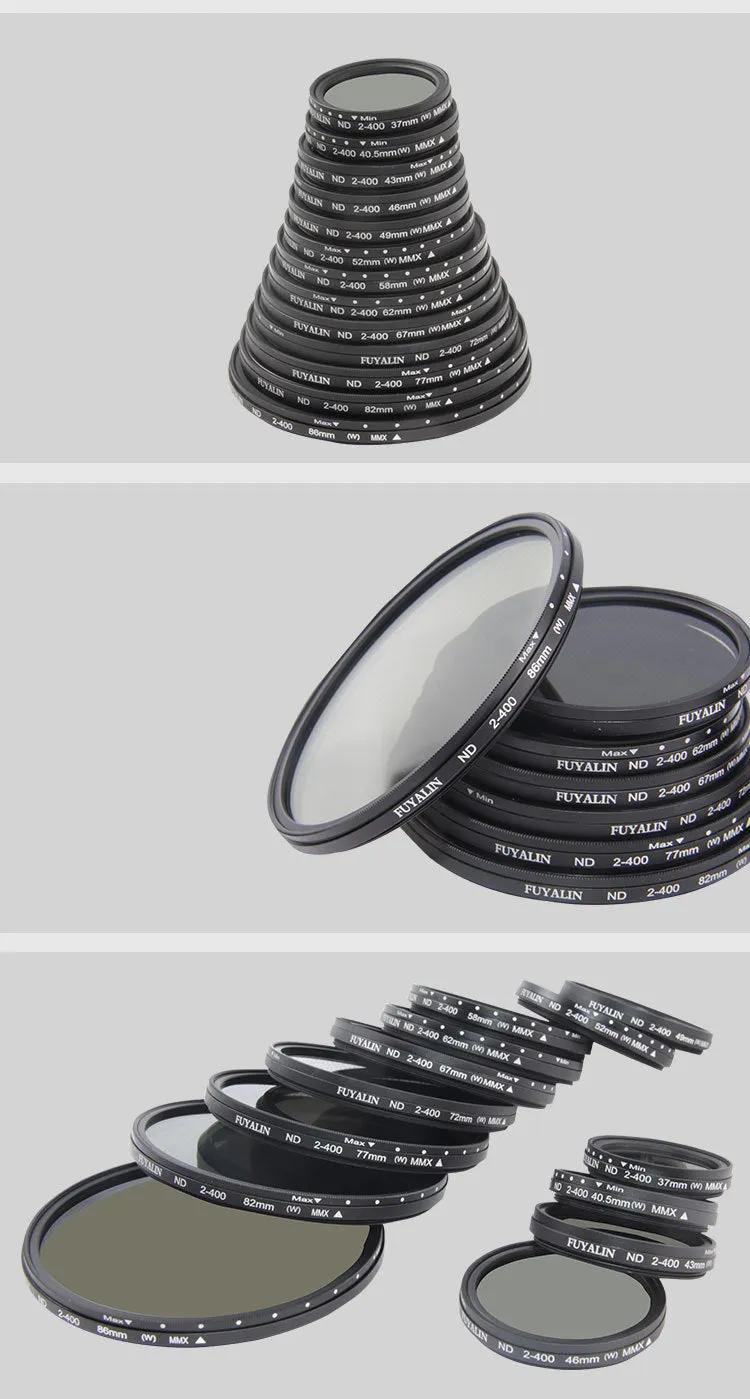 ND2-400 Adjustable Filter ND Attenuator L Camera Filter