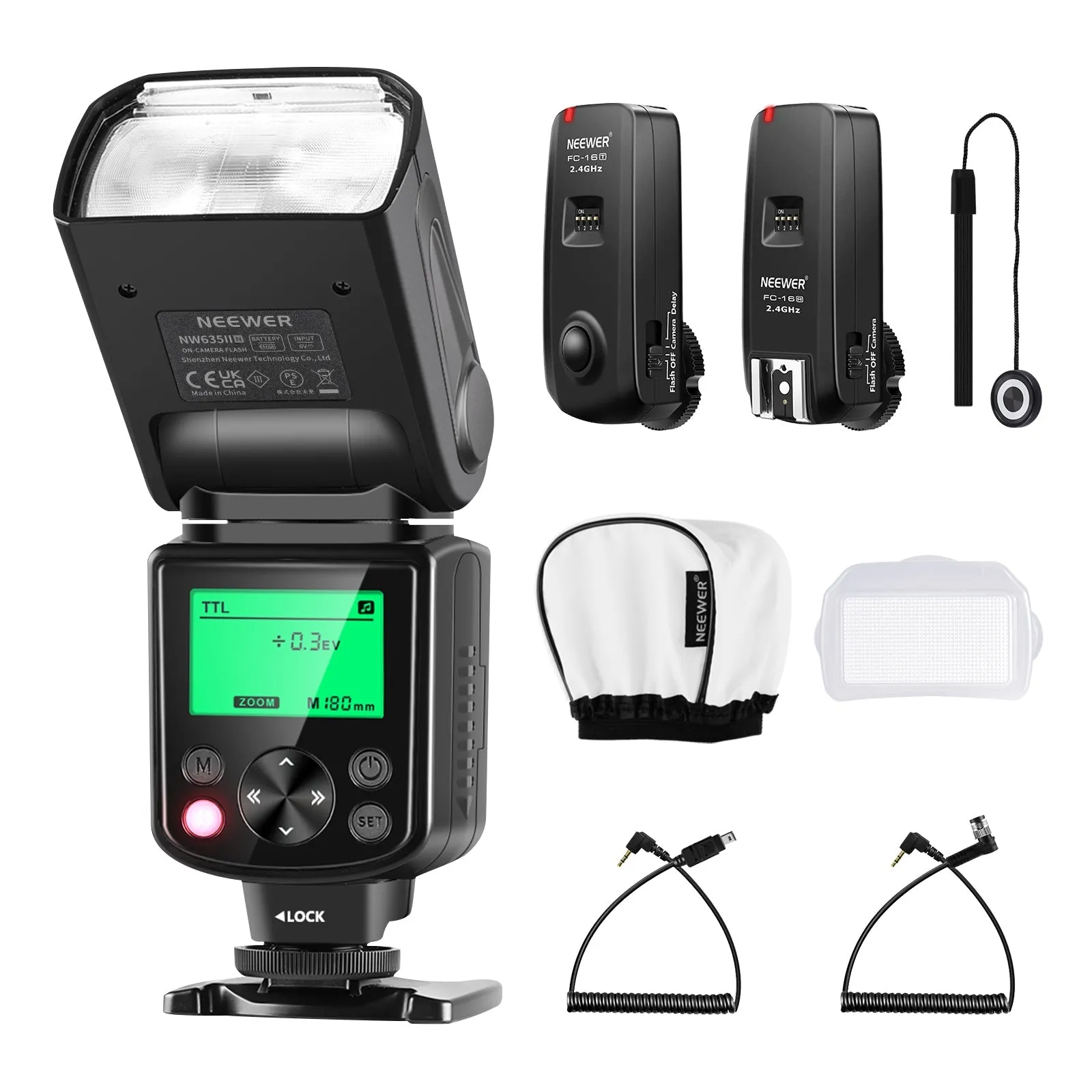 NEEWER NW635II-N TTL Flash Speedlite For Nikon Cameras