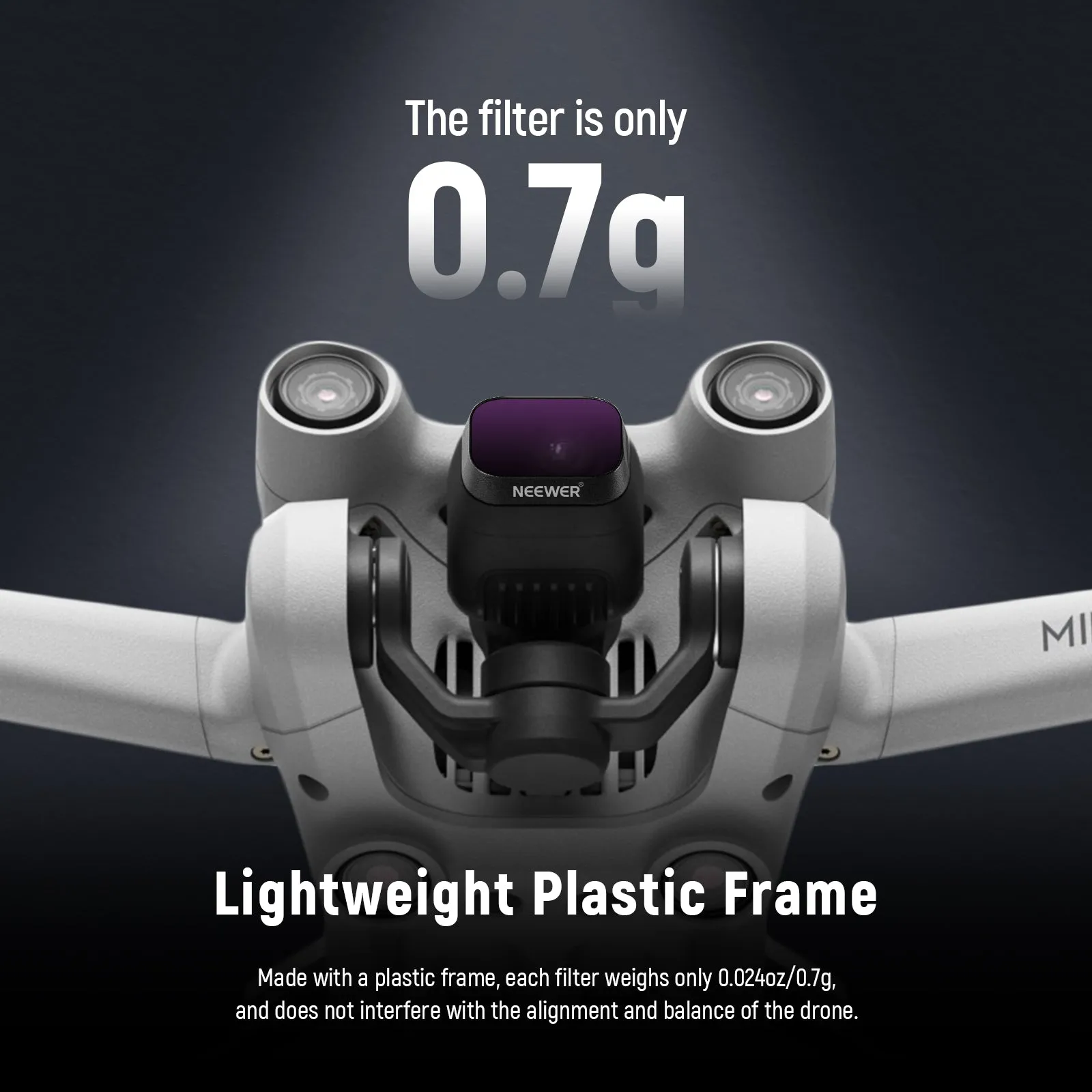 NEEWER Plastic ND Filter Set for DJI Mini 3/Mini 3 Pro