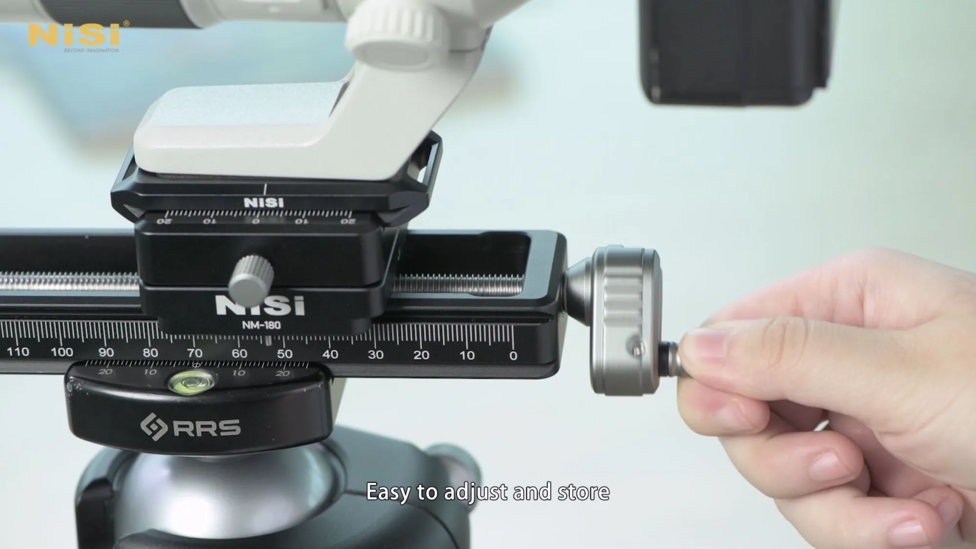 NiSi Macro Focusing Rail NM-180 with 360 Degree Rotating Clamp