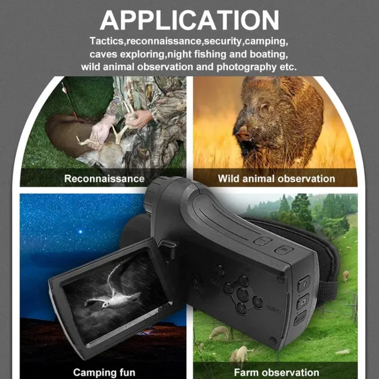 NV2186 Handle HD Digital Reconnament Hunting Safety Monitoring Camera