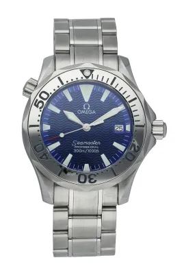 Omega Seamaster 2263.80.00 Electric Blue Dial Midsize Watch