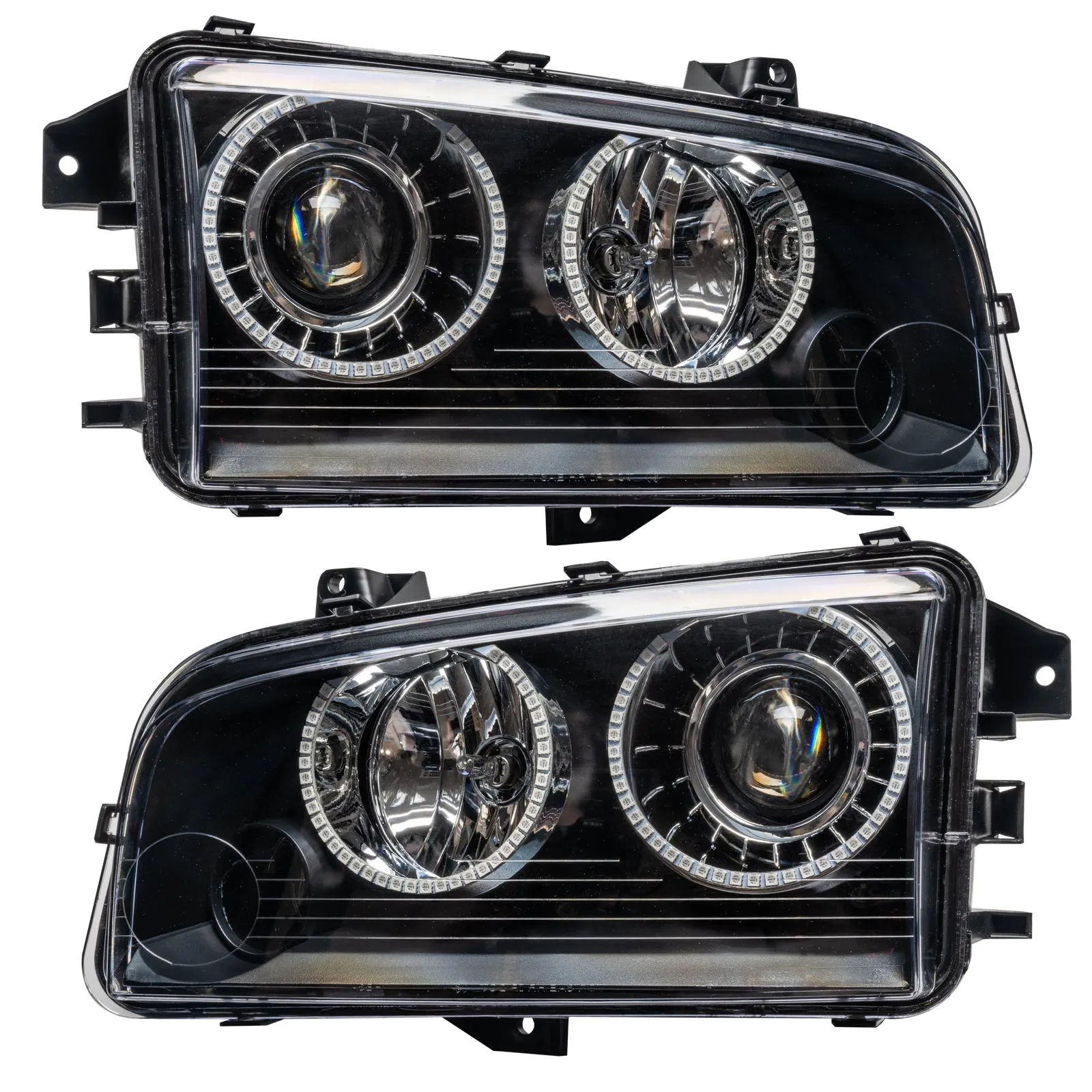 ORACLE Lighting 2008-2010 Dodge Charger Pre-Assembled Halo Headlights - HID