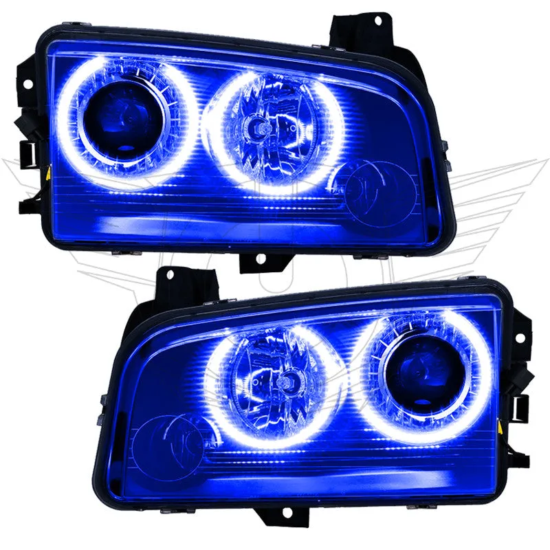 ORACLE Lighting 2008-2010 Dodge Charger Pre-Assembled Halo Headlights - HID