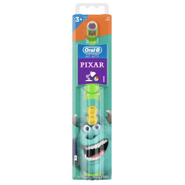 Oral-B Kid's Battery Toothbrush featuring Disney Pixar Toy Story, Soft Bristles