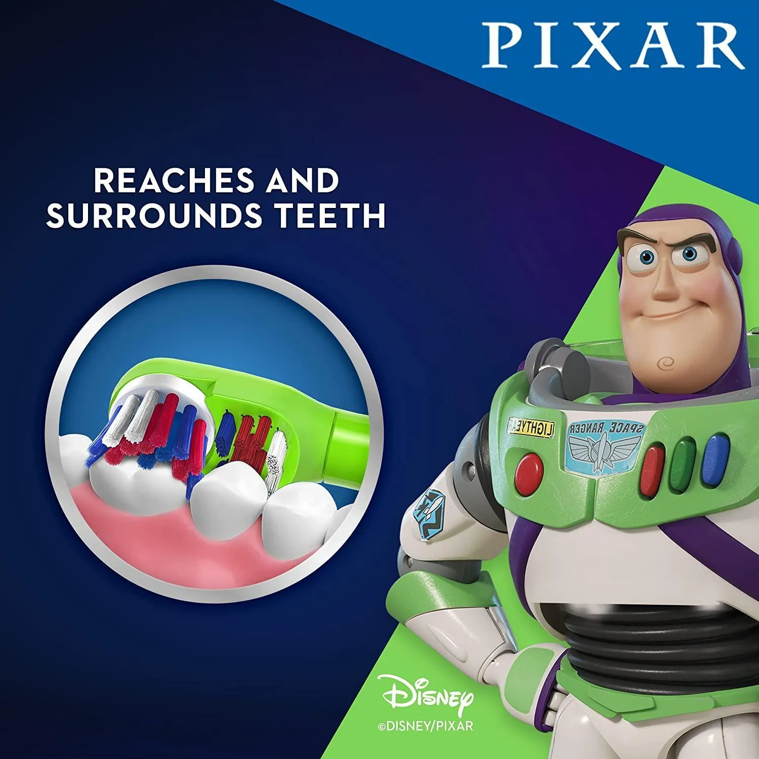 Oral-B Kid's Battery Toothbrush featuring Disney Pixar Toy Story, Soft Bristles