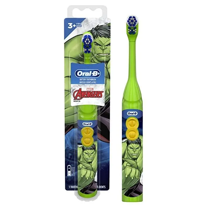 Oral-B Kid's Battery Toothbrush Featuring Marvel's Avengers