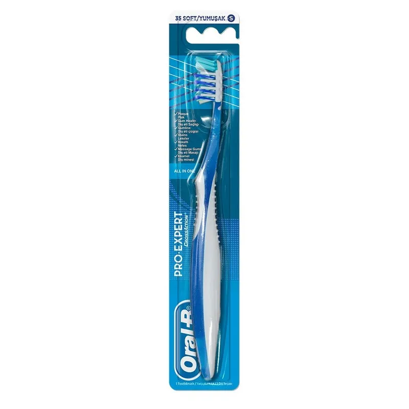 Oral-B Pro-Expert All In One 35 Soft Toothbrush, Assorted, Pack of 1's