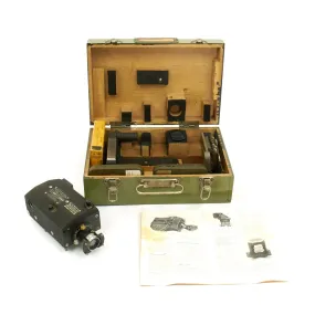 Original U.S. WWII Army Air Force 16mm GSAP Camera with Case and NOS Film