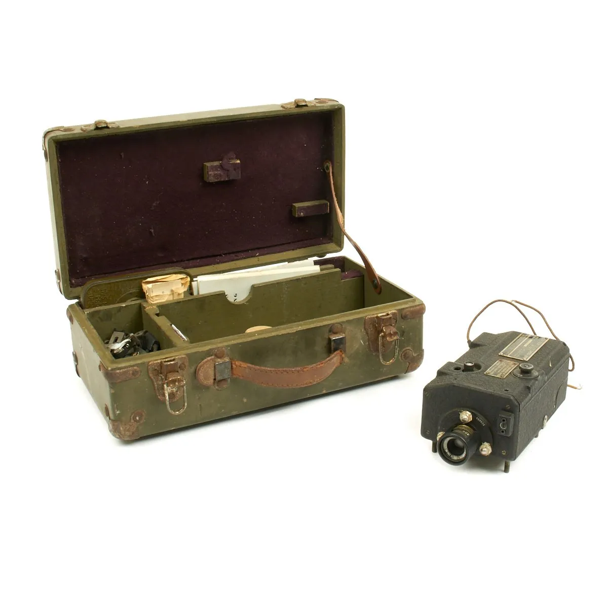 Original U.S. WWII Army Air Force 16mm GSAP Camera with Case