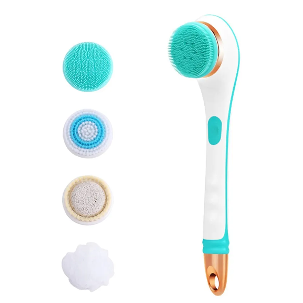 Rotating Electric Silicone Massager Bath Brush