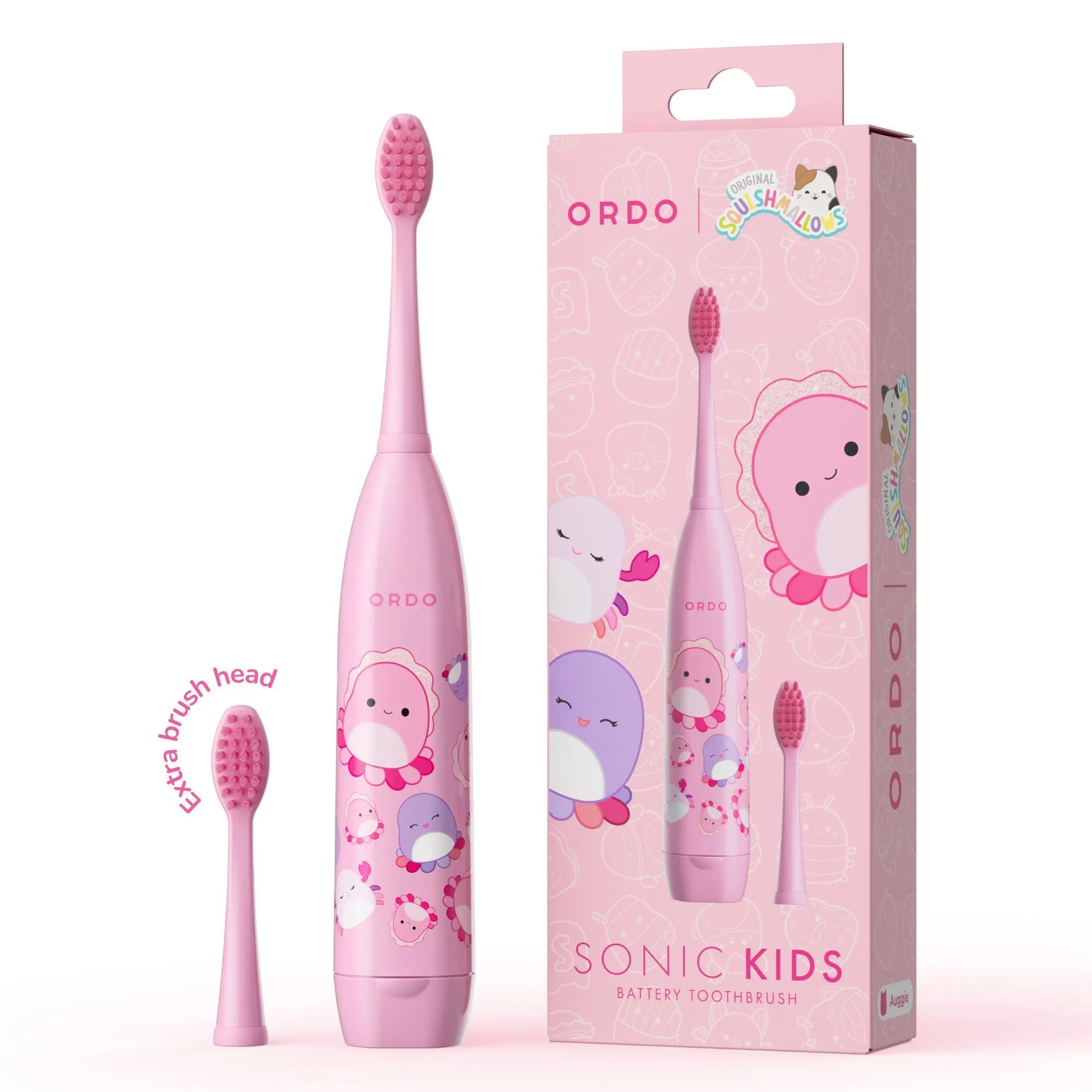 SD - Ordo Sonic Kids Battery Toothbrush - Squishmallows Auggie