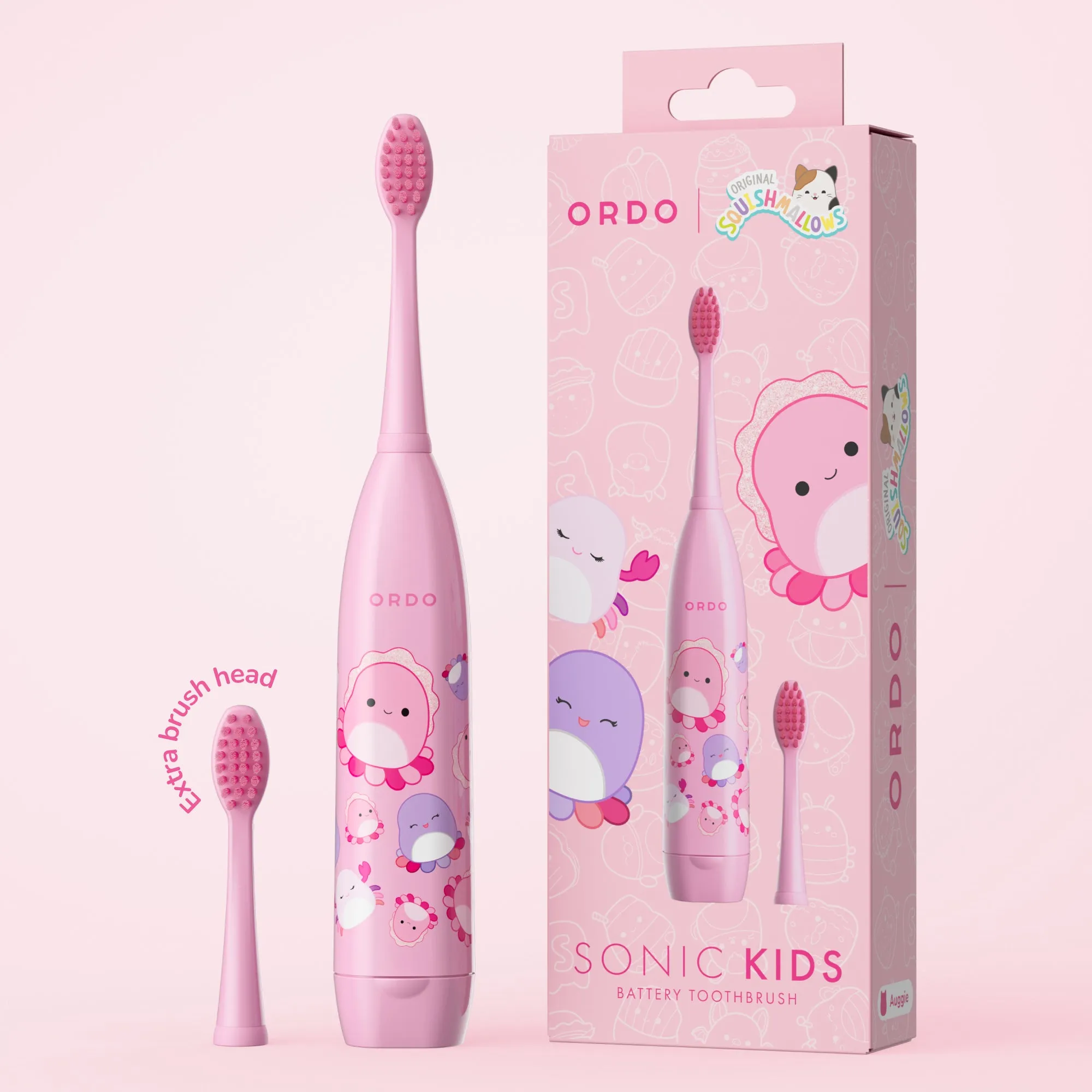 SD - Ordo Sonic Kids Battery Toothbrush - Squishmallows Auggie