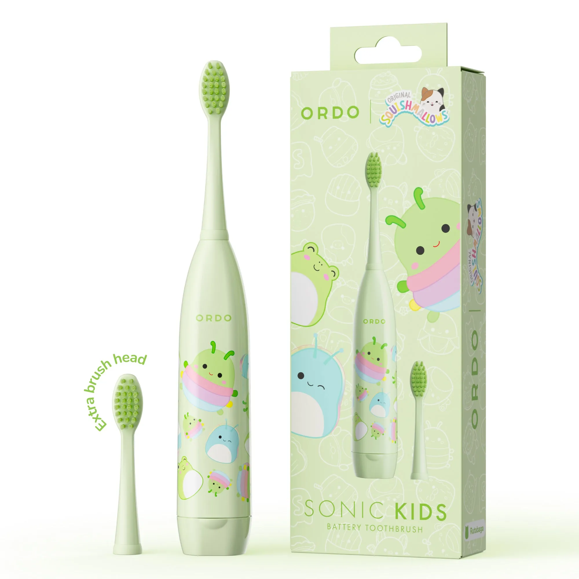 SD - Ordo Sonic Kids Battery Toothbrush - Squishmallows Rutabaga