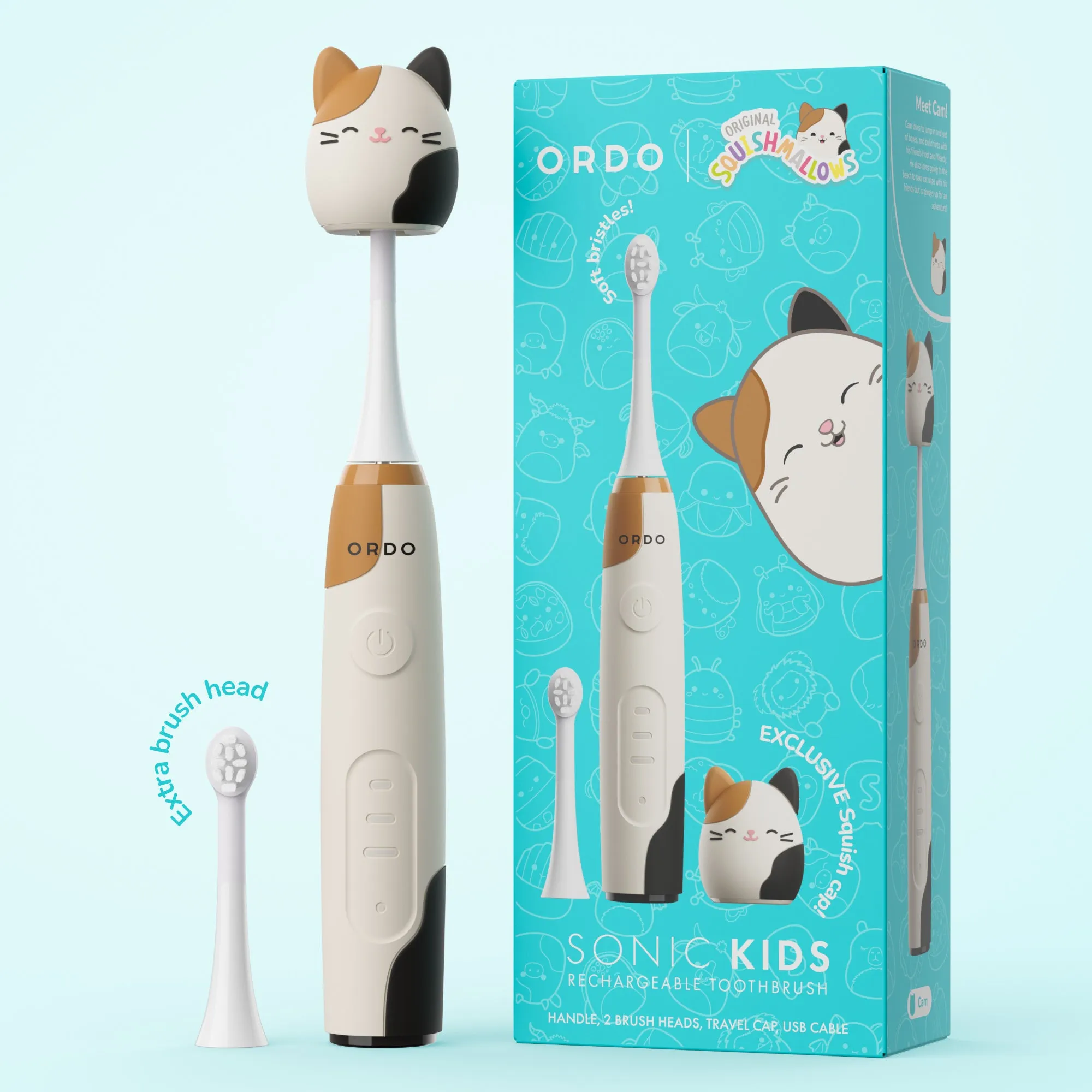 SD - Ordo Sonic Kids Rechargeable Toothbrush - Squishmallows Cam