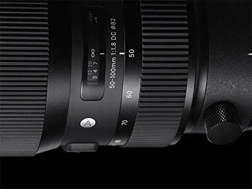 Sigma 50-100mm f/1.8 DC HSM Art Lens for Nikon F