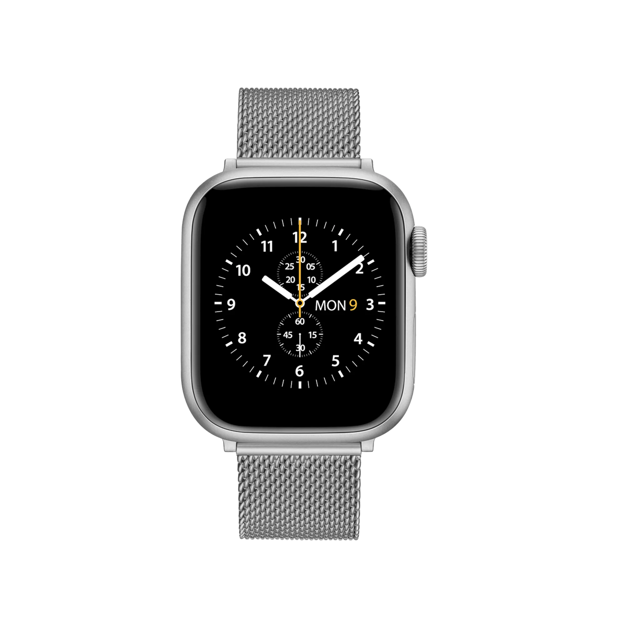 Smartwatch Sandblasted Mesh Strap Silver