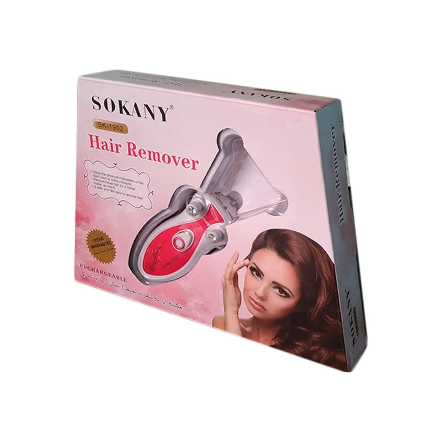 Sokany Cotton Threading Epilator Rechargable Hair Remover SK-1902