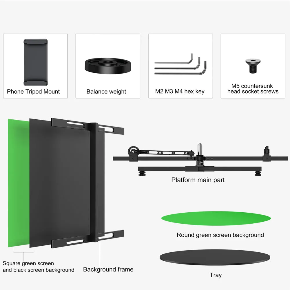 SPIN STUDIO MINI 360° Photo Booth Rotating Camera Platform (Max Load 3kg)