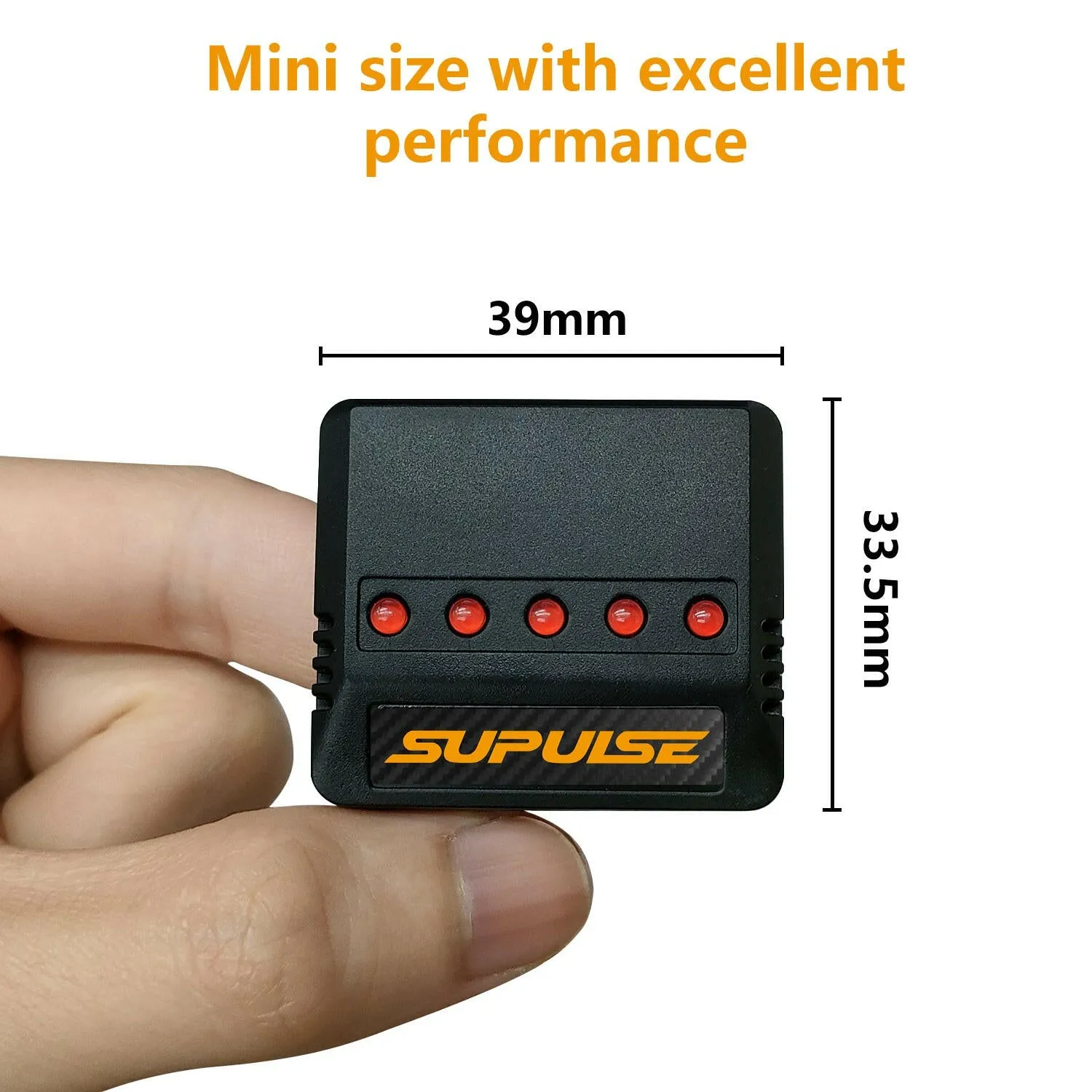 SUPULSE 5 in 1 Lipo Battery Charger 3.7V 1S 1 Cell Micro 5 Ports Compact Charger