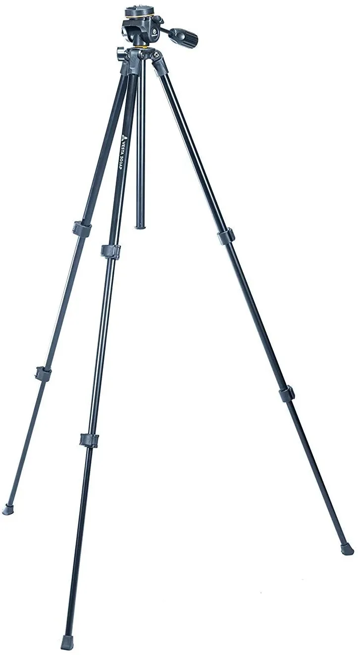 VESTA 203AP Lightweight Aluminium Tripod with 3-way pan-head