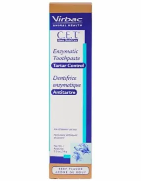 Virbac C.E.T. Enzymatic Dog Toothpaste 70g (Beef)