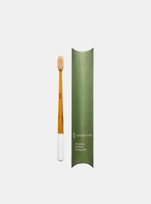 White - Soft - Truthbrush Bamboo Toothbrush