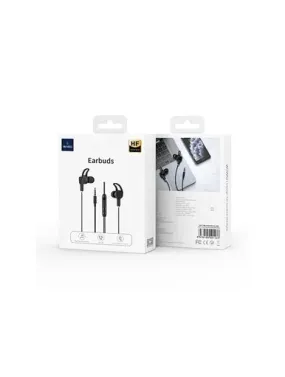 Wiwu Earbuds Jack Wired 3.5 Connector - Black