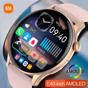 Women Bluetooth Call Smartwatch Always Display Time Heart Rate Sports Health Monitoring Music GT4 Smart Watches