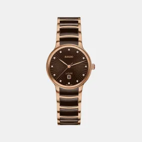 Women Brown Chronograph Ceramic Watch R30024732