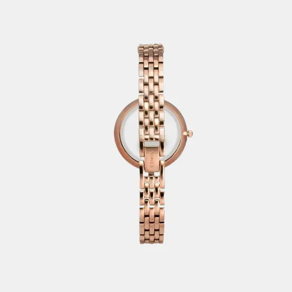 Women Gold Analog Brass Watch TWEL16200